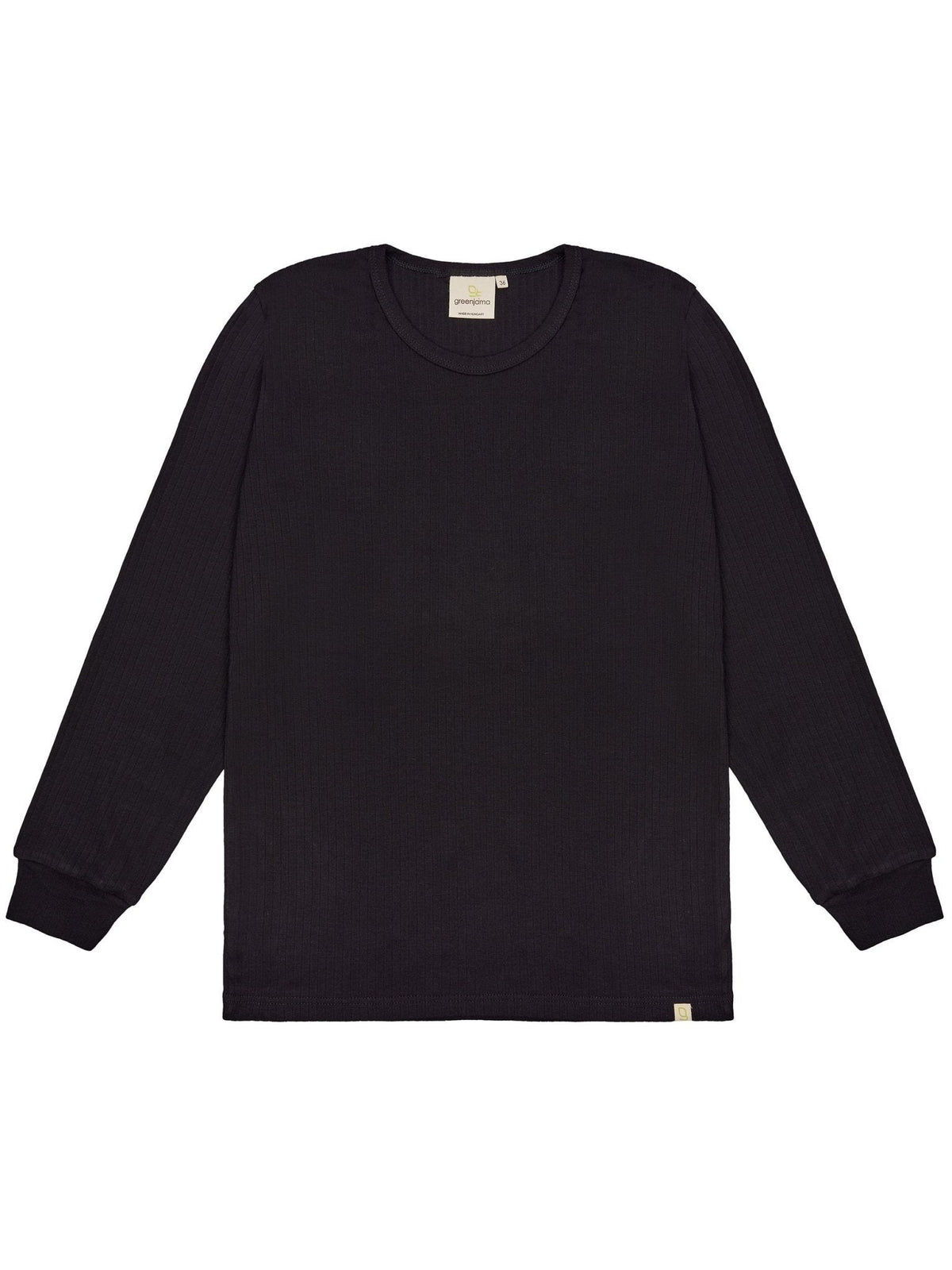 Bequemes Langarm - Shirt aus Derby - Rib - loud + proud - G200-blk-36