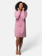 Bequemes Langarm Sleepshirt Ringel - loud + proud - G601-grp-36
