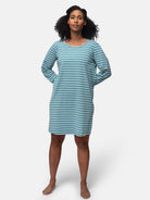 Bequemes Langarm Sleepshirt Ringel - loud + proud - G601-top-36