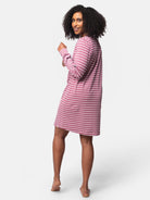 Bequemes Langarm Sleepshirt Ringel - loud + proud - G601-grp-36