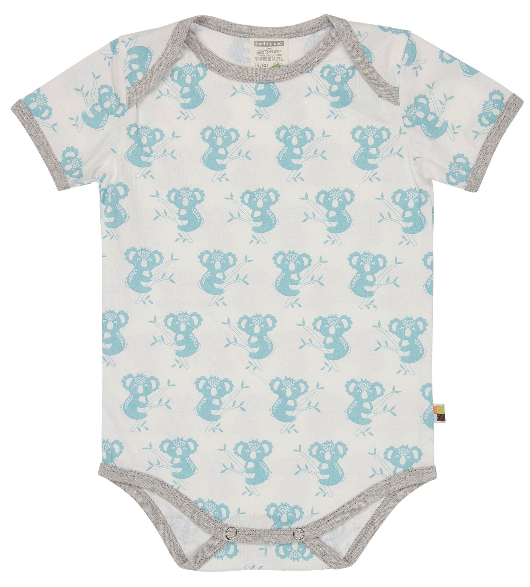  - Body kurzarm Druck - loud + proud - 2063-lag-50/56