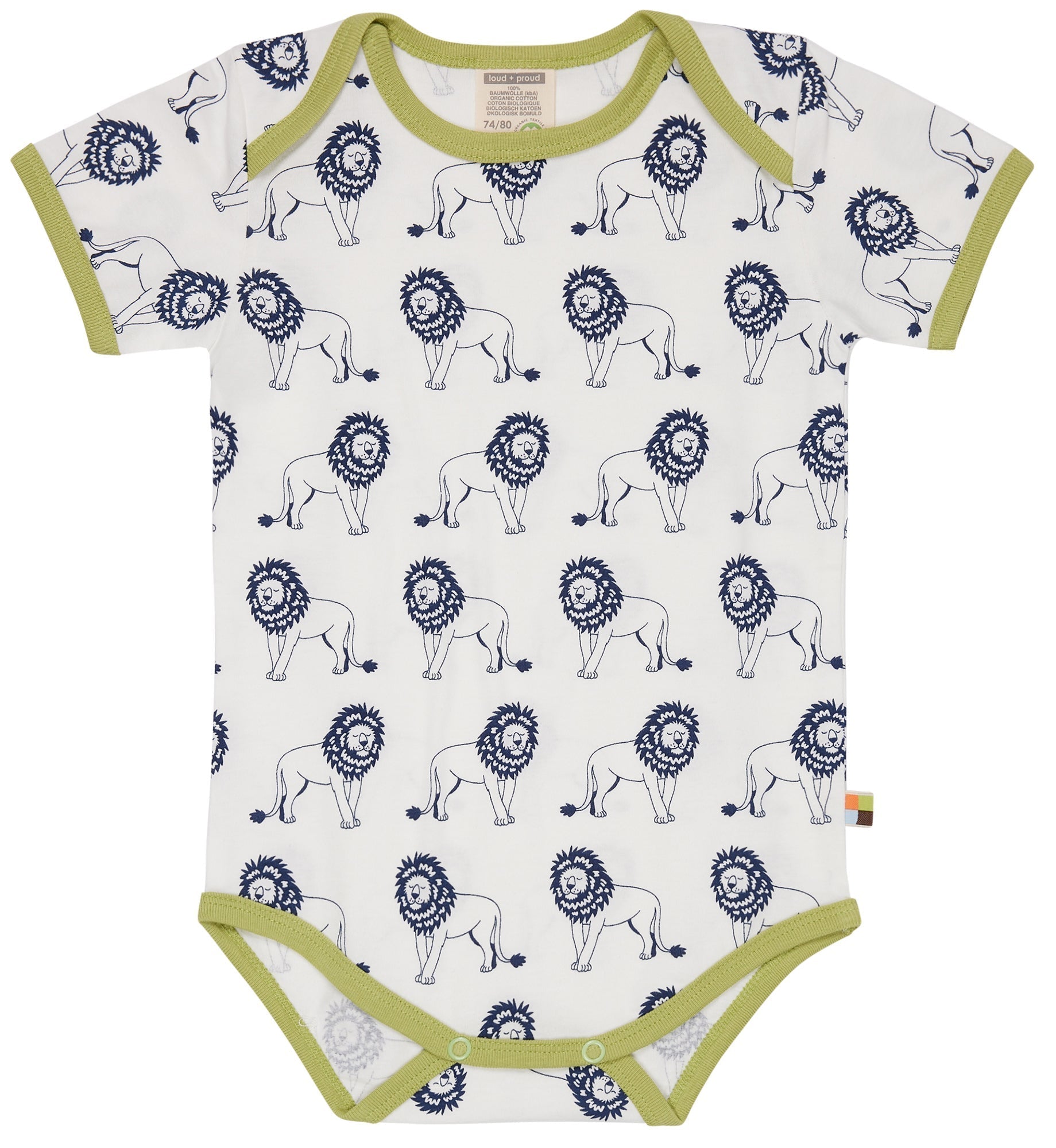 Body kurzarm Druck - loud + proud - 2071 - ul - 50/56