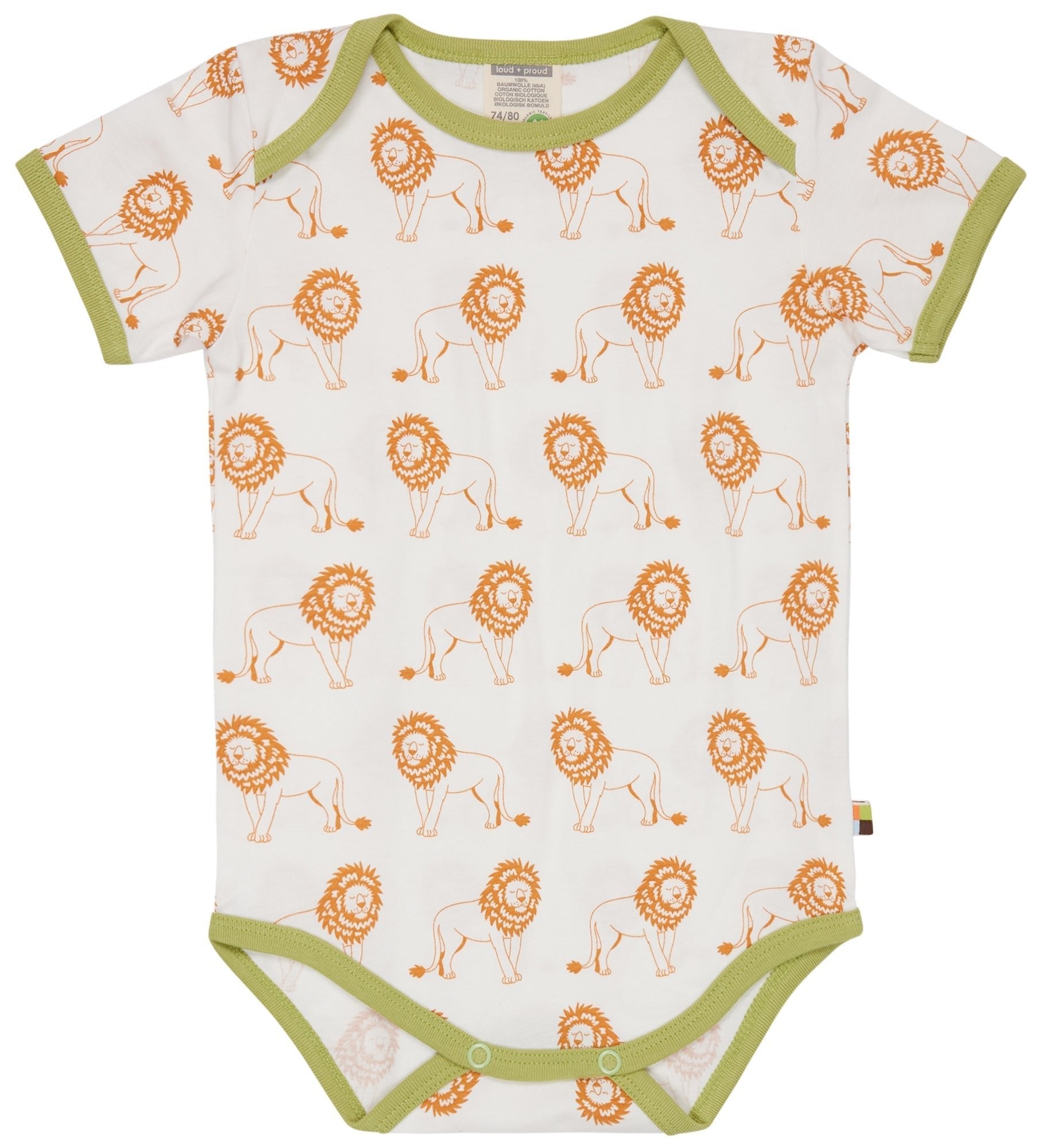 Body kurzarm Druck - loud + proud - 2071 - car - 50/56