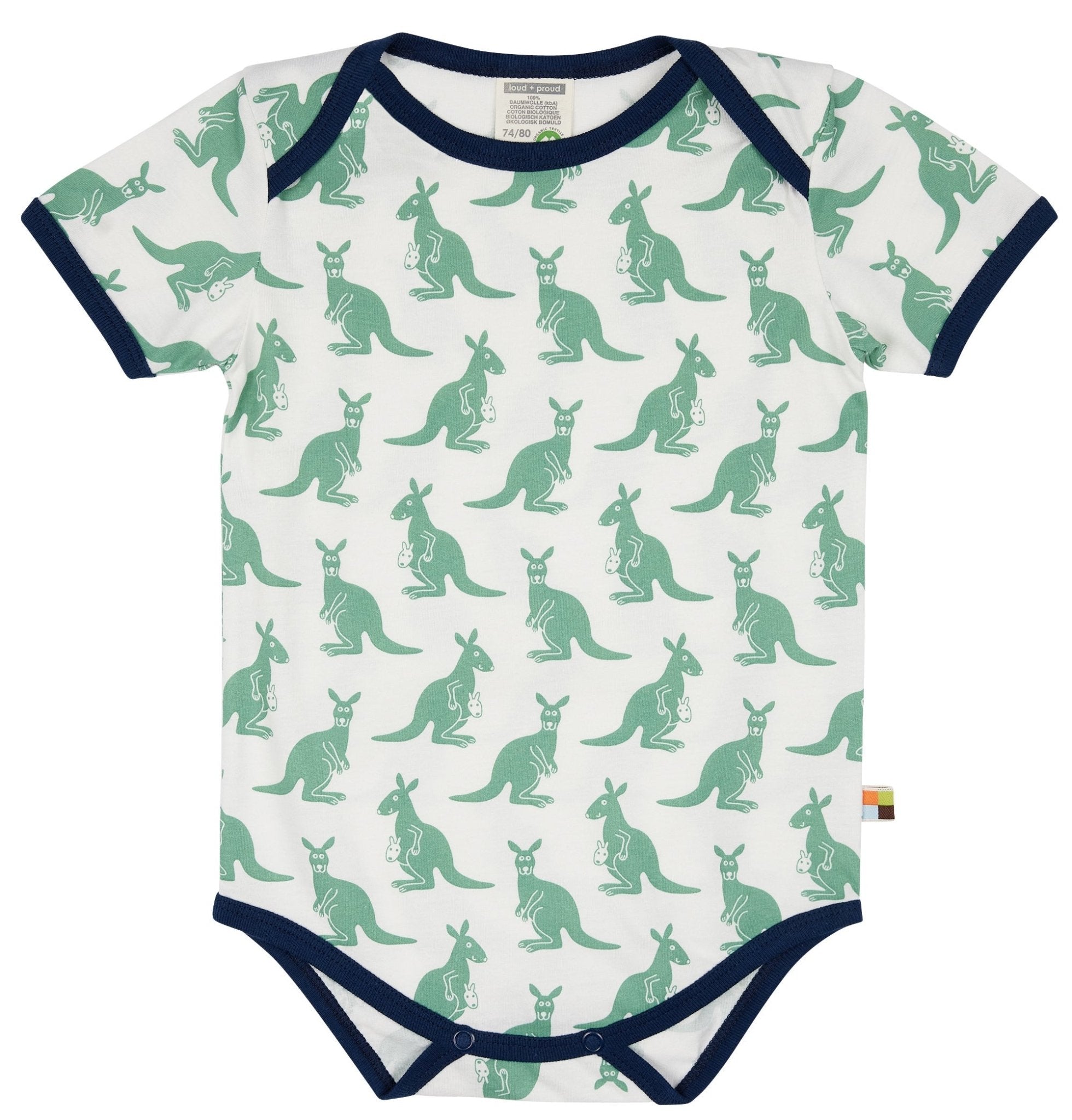  - Body kurzarm Druck - loud + proud - 2063-Bamboo-50/56