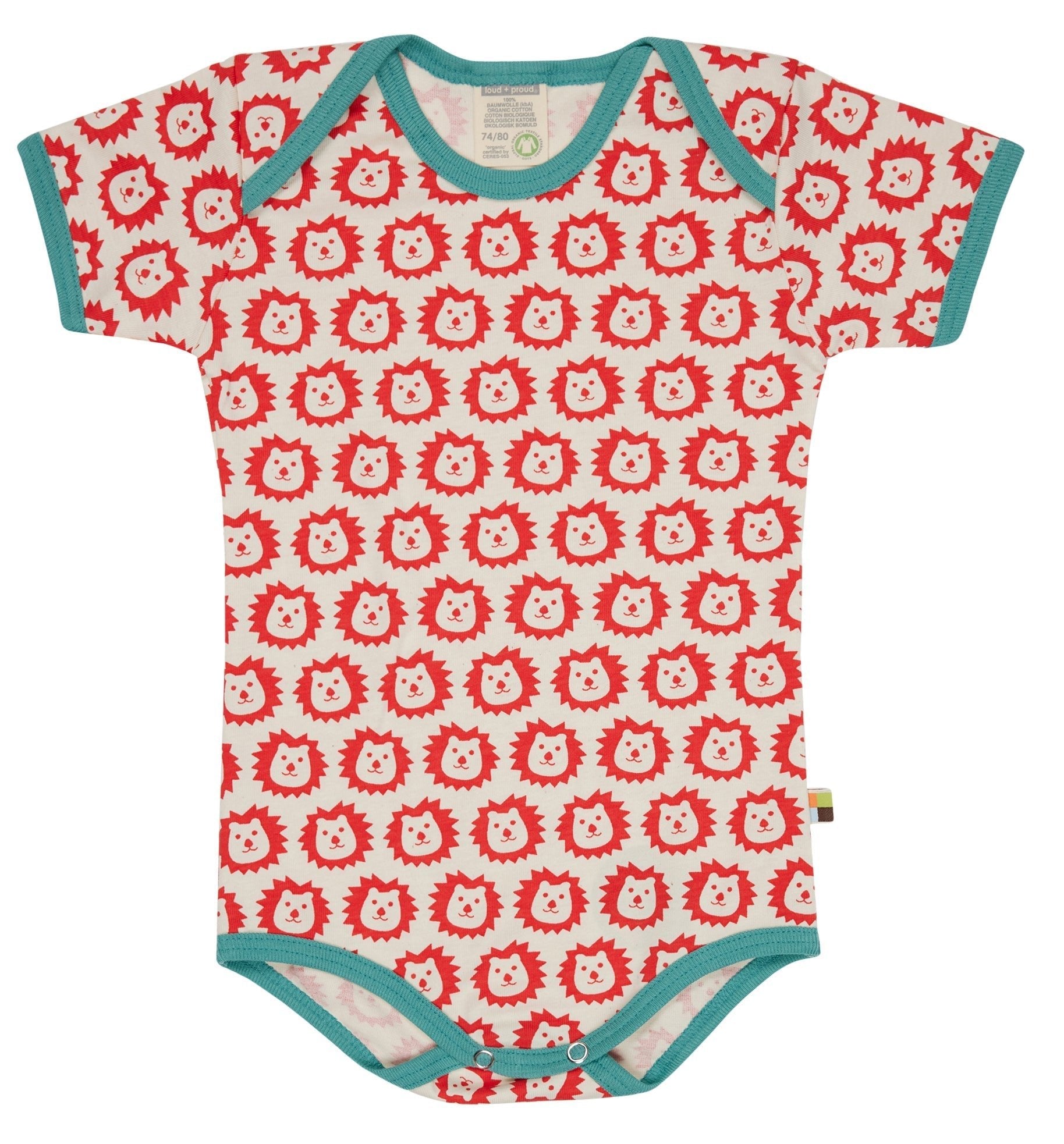 Body Kurzarm mit Druck - loud + proud - 2069 - su - 50/56