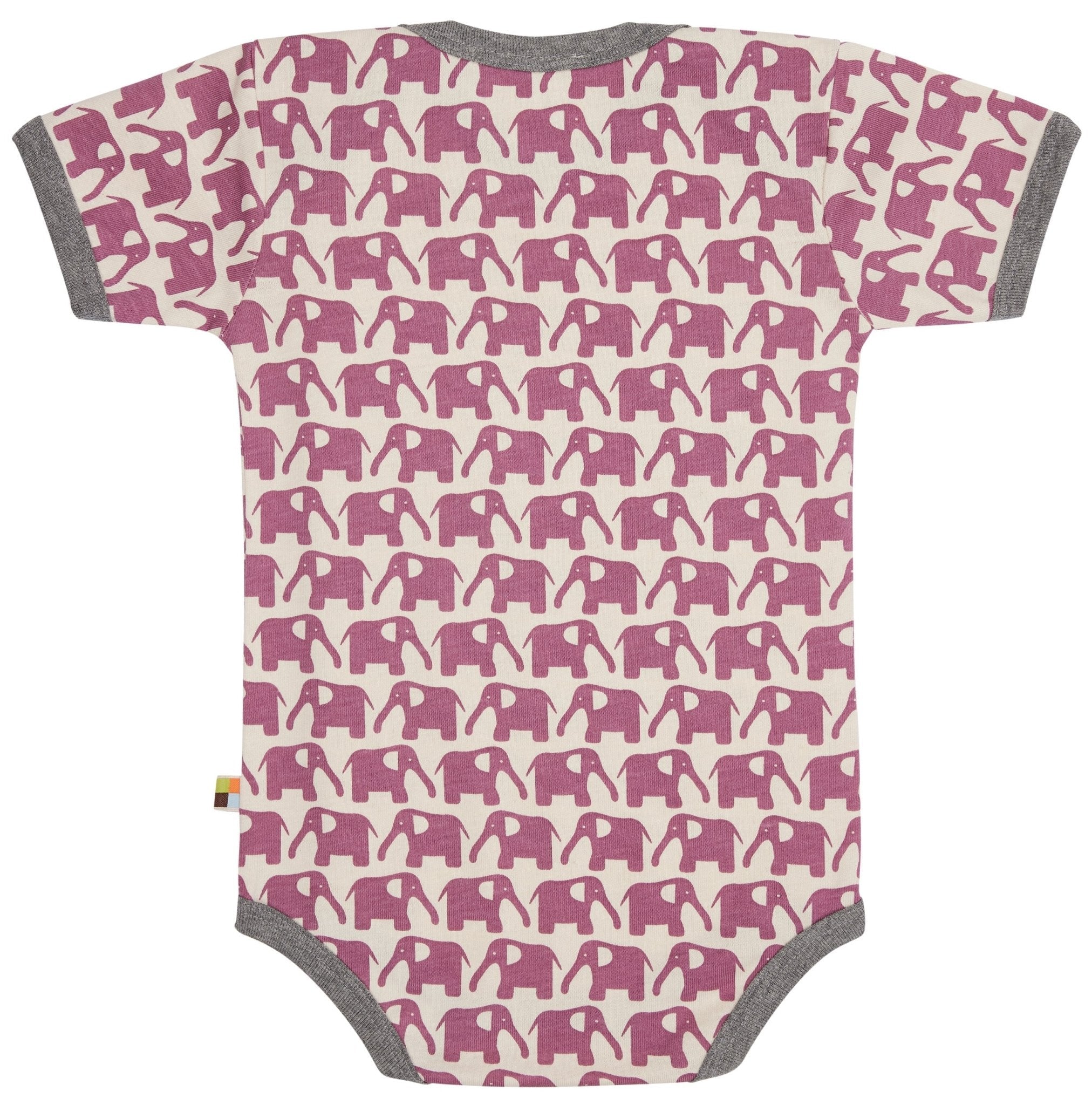 Body Kurzarm mit Druck Elefanten - loud + proud - 2082 - grp - 50/56