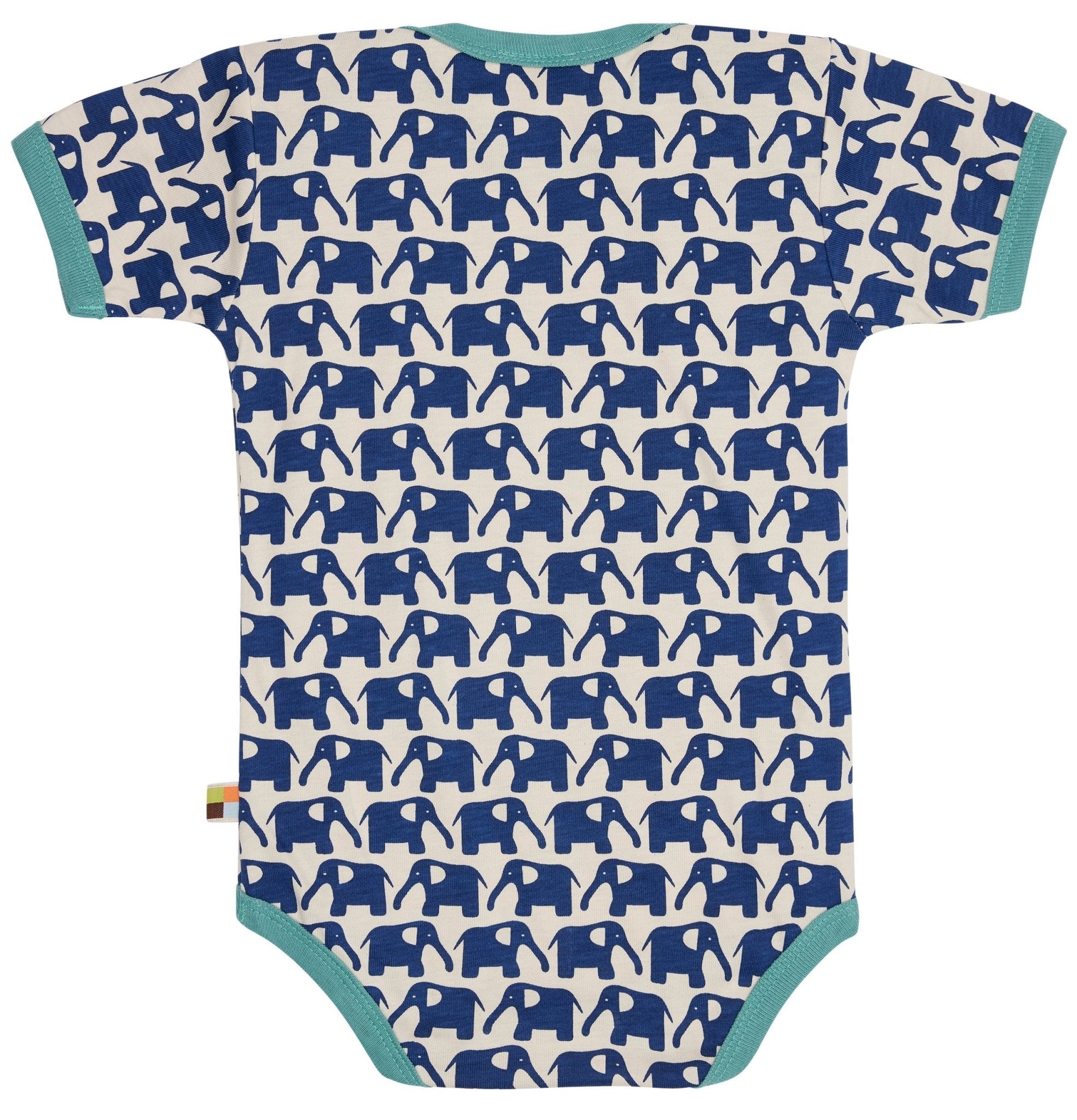 Body Kurzarm mit Druck Elefanten - loud + proud - 2082 - ul - 50/56