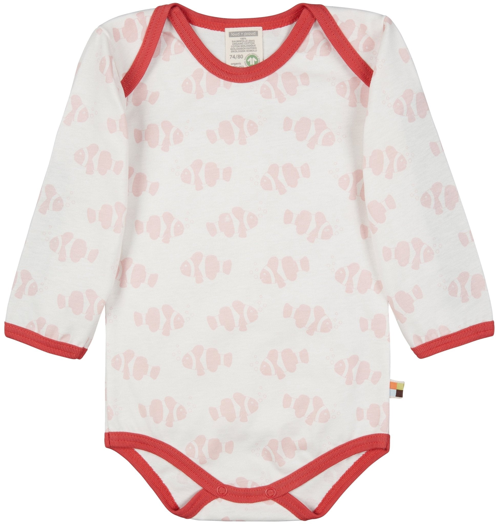  - Body langarm Druck - loud + proud - 2057-rs-50/56