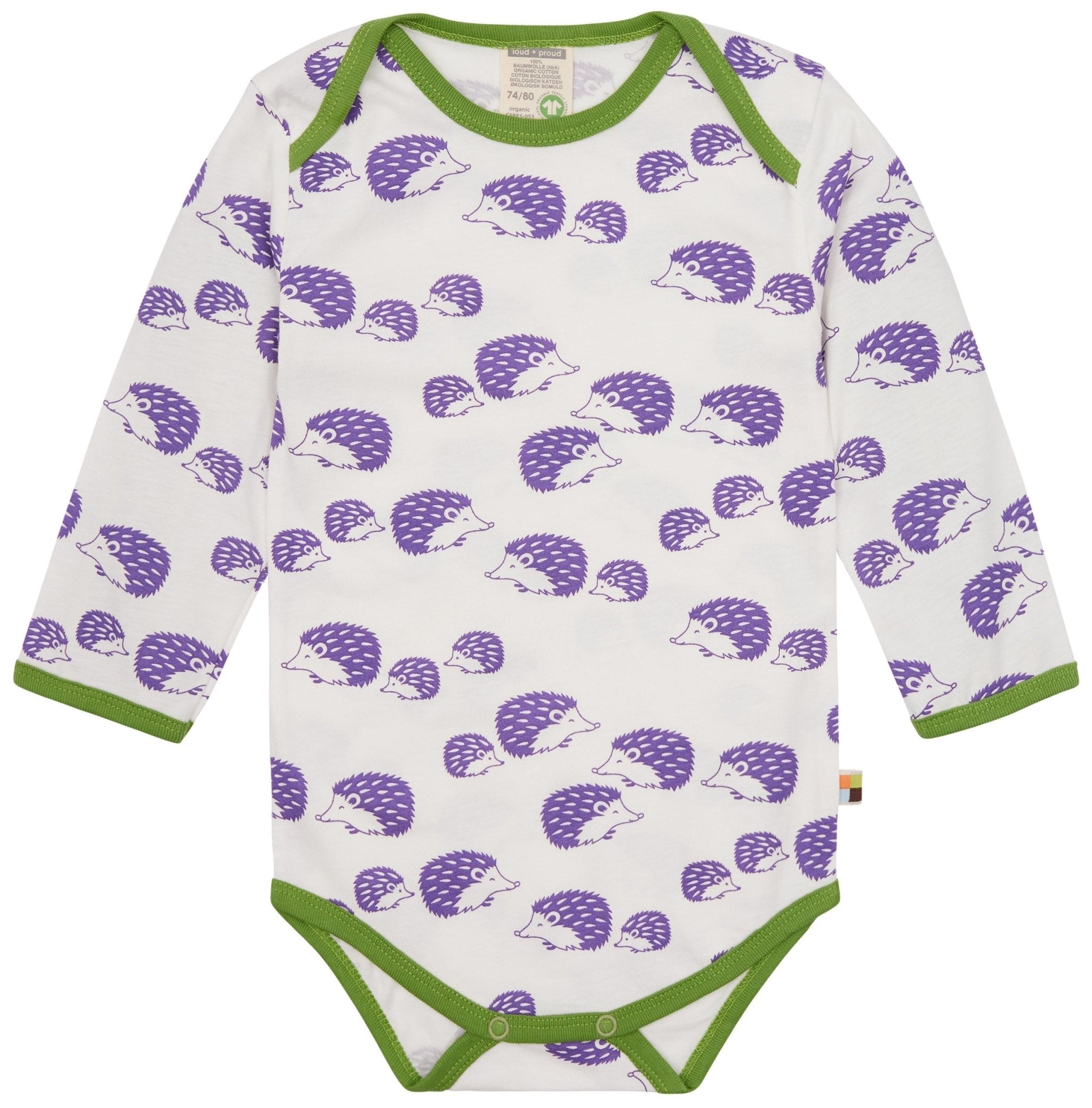  - Body langarm mit Druck - loud + proud - 2098-vio-50/56