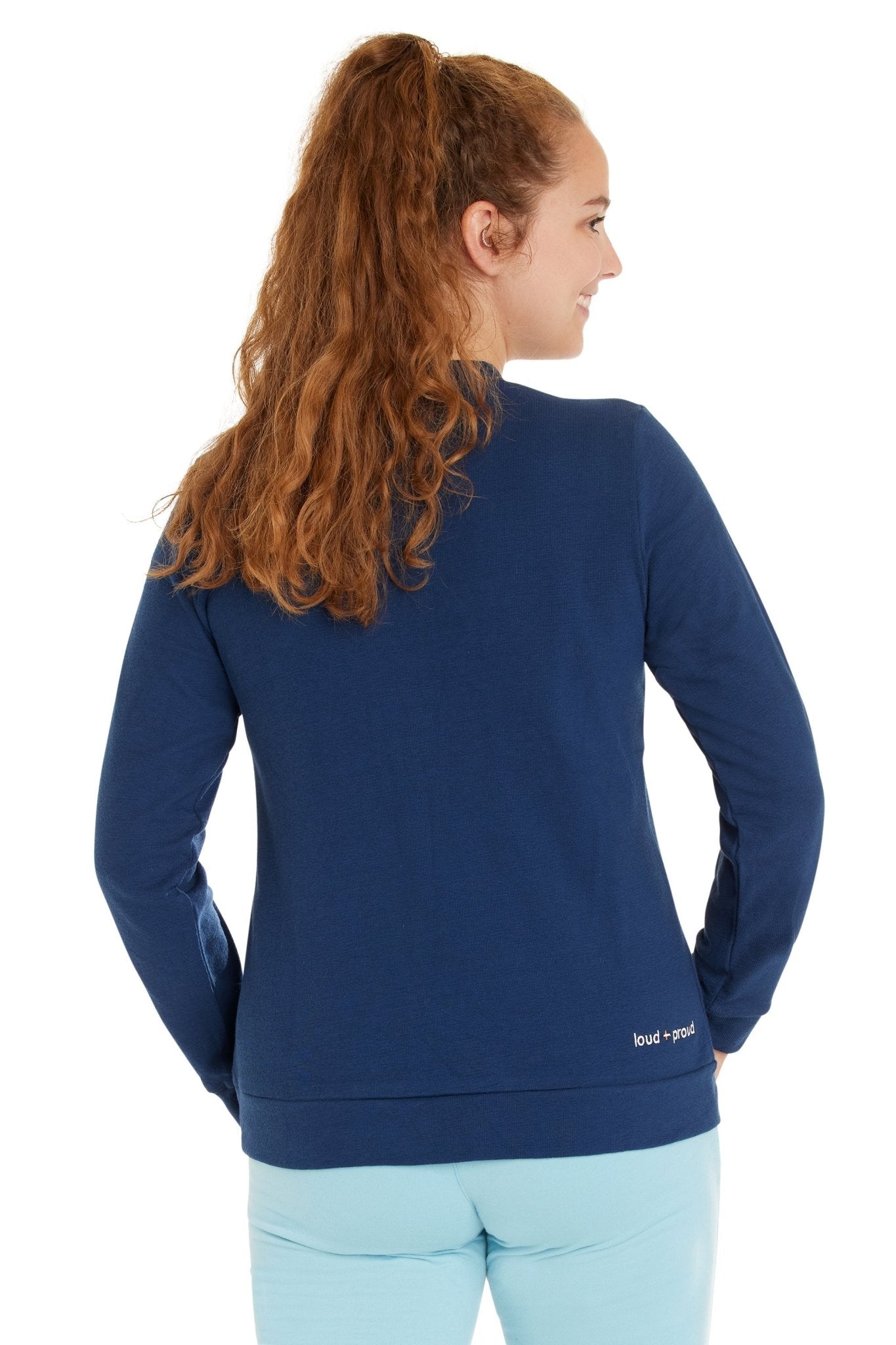 Damen Sweat Strukturmuster - loud + proud - 2062-ul-36