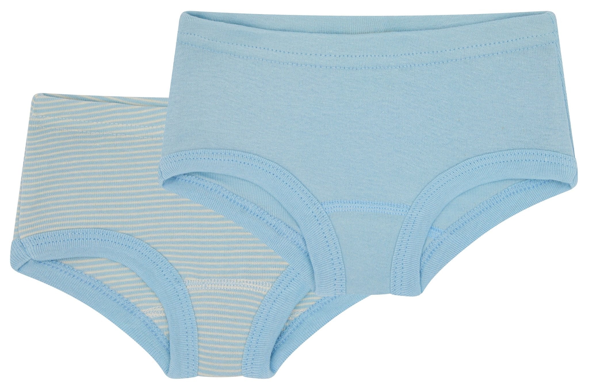 Doppelpack Pantys aus Feinripp - loud + proud - 2120-sky-86/92