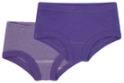 Doppelpack Pantys aus Feinripp - loud + proud - 2120 - vio - 86/92