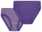 Doppelpack Slips aus Feinripp - loud + proud - 2100 - vio - 86/92