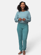 Elastische Jersey - Hose mit Bündchen - loud + proud - G404-top-36