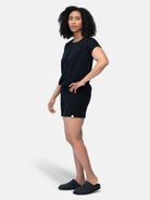 Elastische Short aus Derby - Rib - loud + proud - G400-blk-36