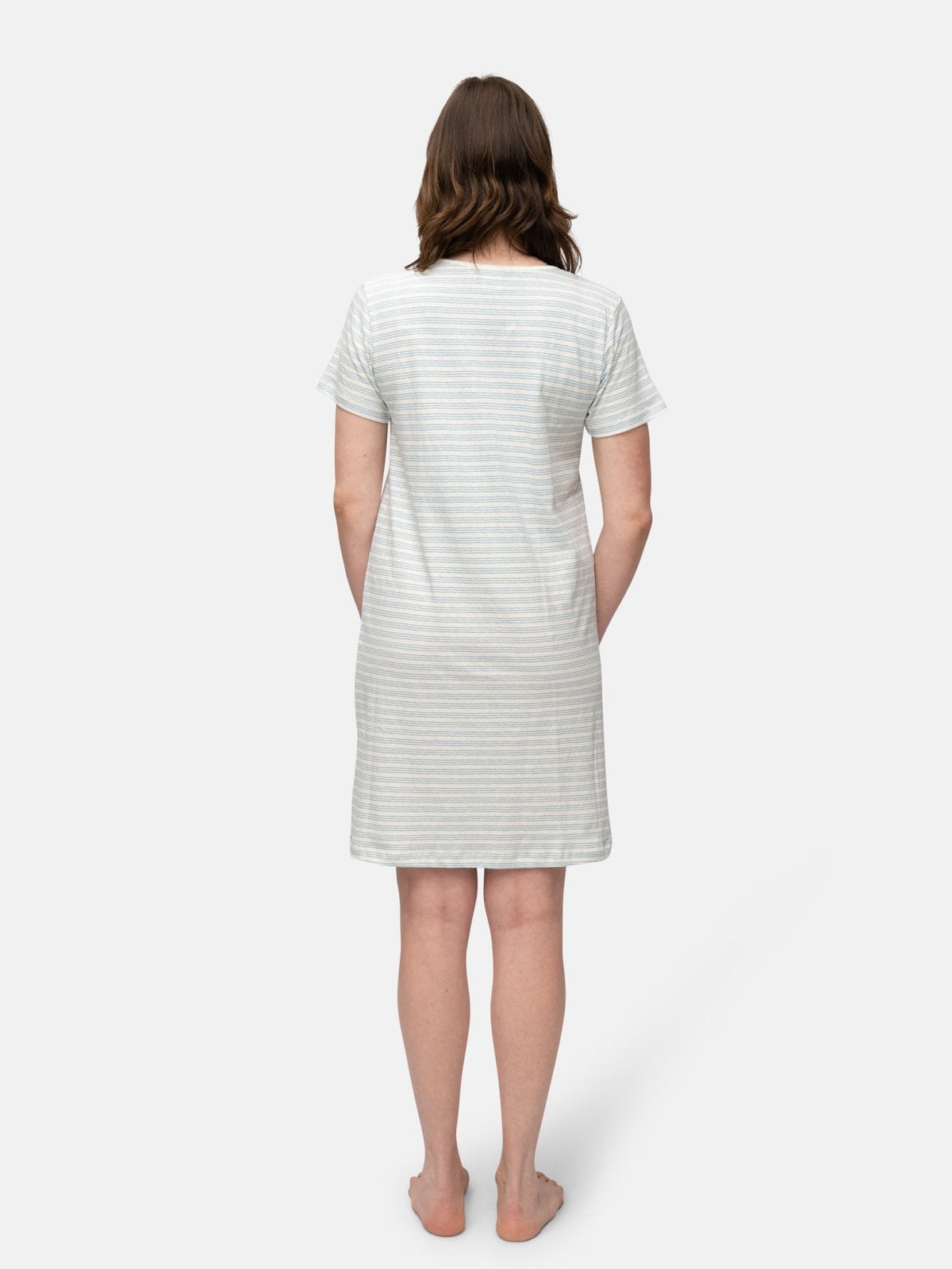 Geringeltes Sleepshirt mit Leinen - Anteil - loud + proud - G603-air-36