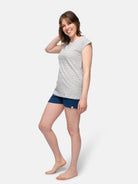 Geringeltes T-Shirt mit Leinen - Anteil - loud + proud - G104-ul-36