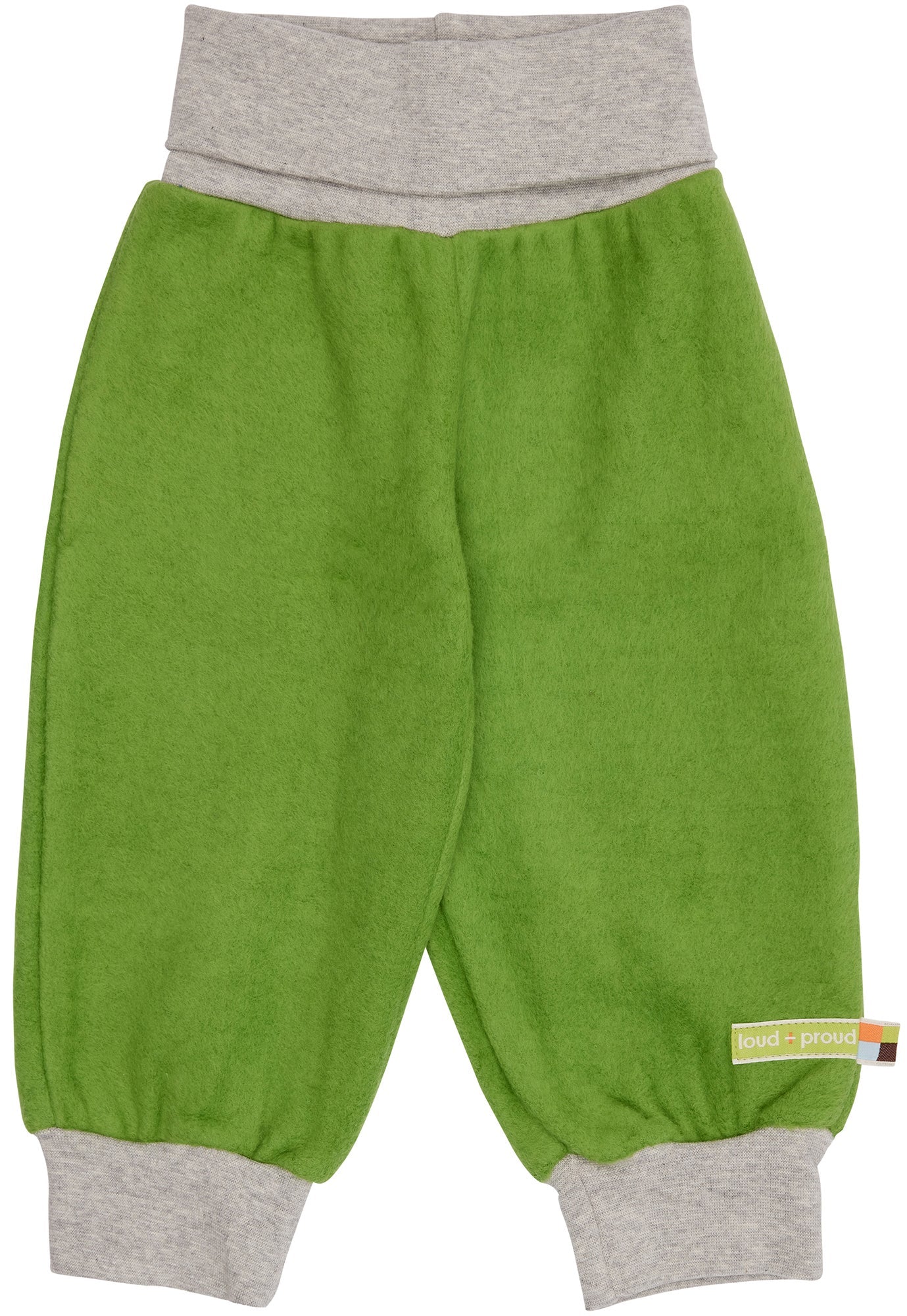 Hose aus Baumwoll - Fleece - loud + proud - 4192 - grs - 50/56