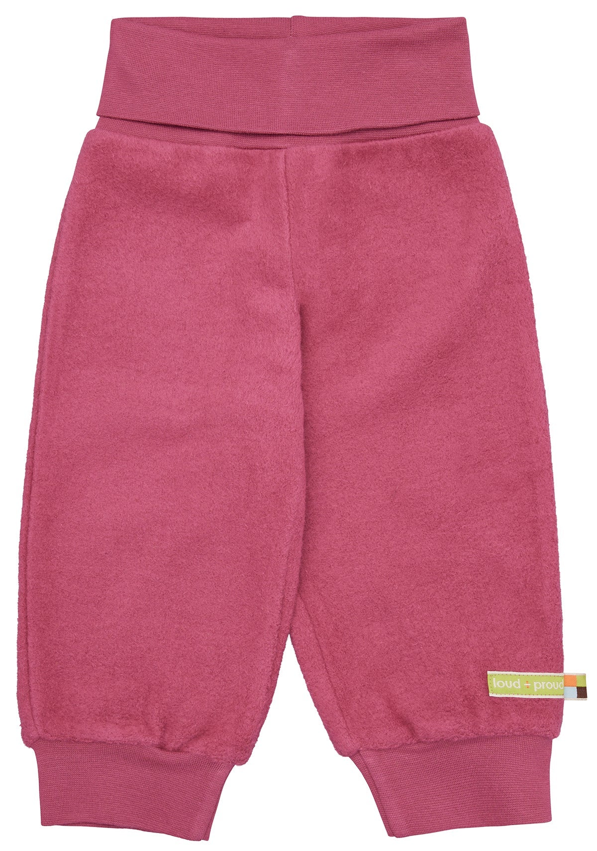 Hose aus Baumwoll - Fleece - loud + proud - 4217 - rou - 62/68
