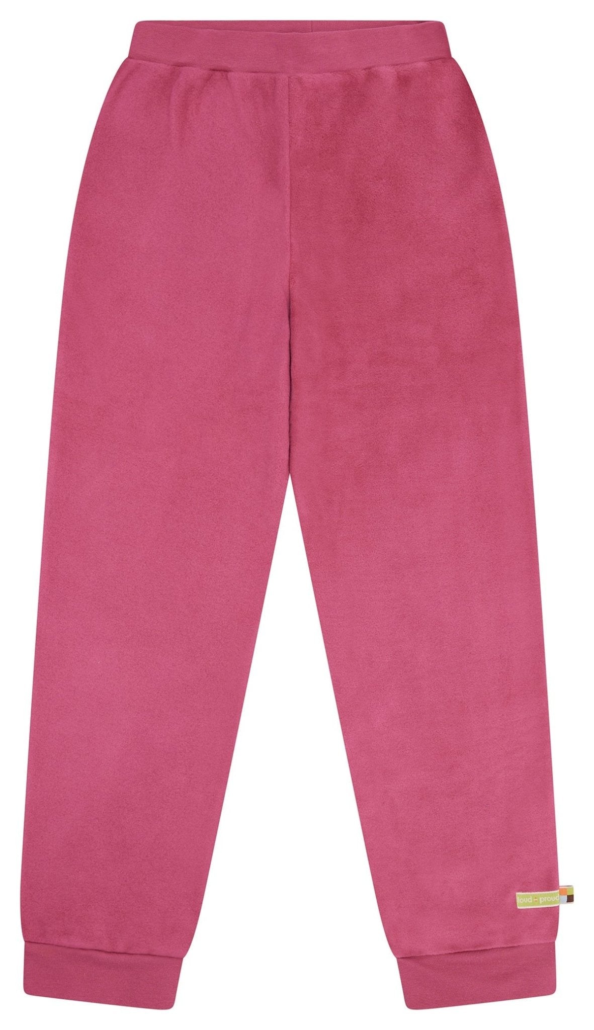 Hose aus Baumwoll - Fleece - loud + proud - 4217K - rou - 134/140