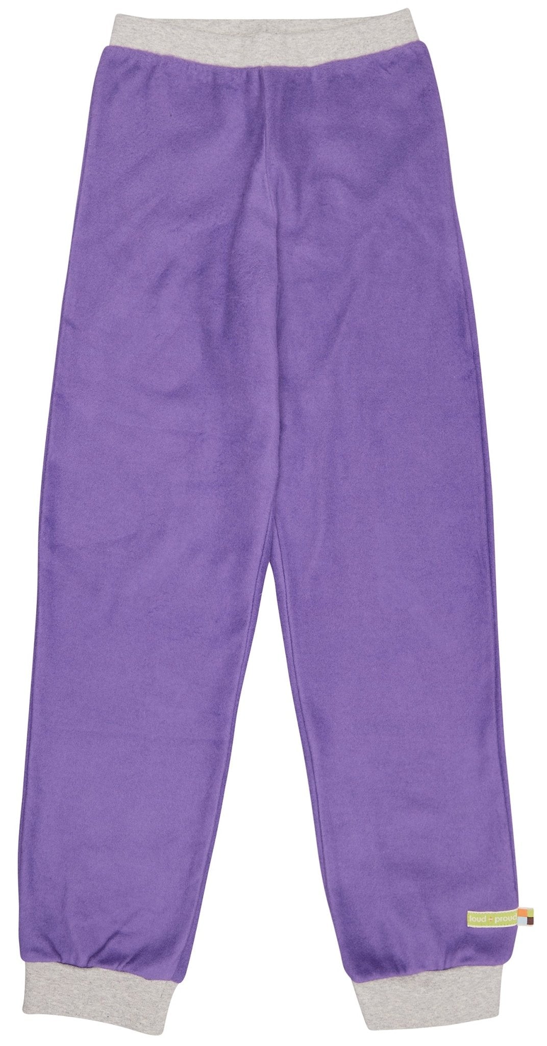 Hose aus Baumwoll-Fleece - loud + proud - 4192K-vio-134/140