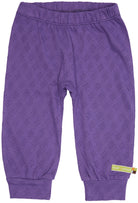 Hose mit Lochmuster - loud + proud - 4194 - vio - 62/68