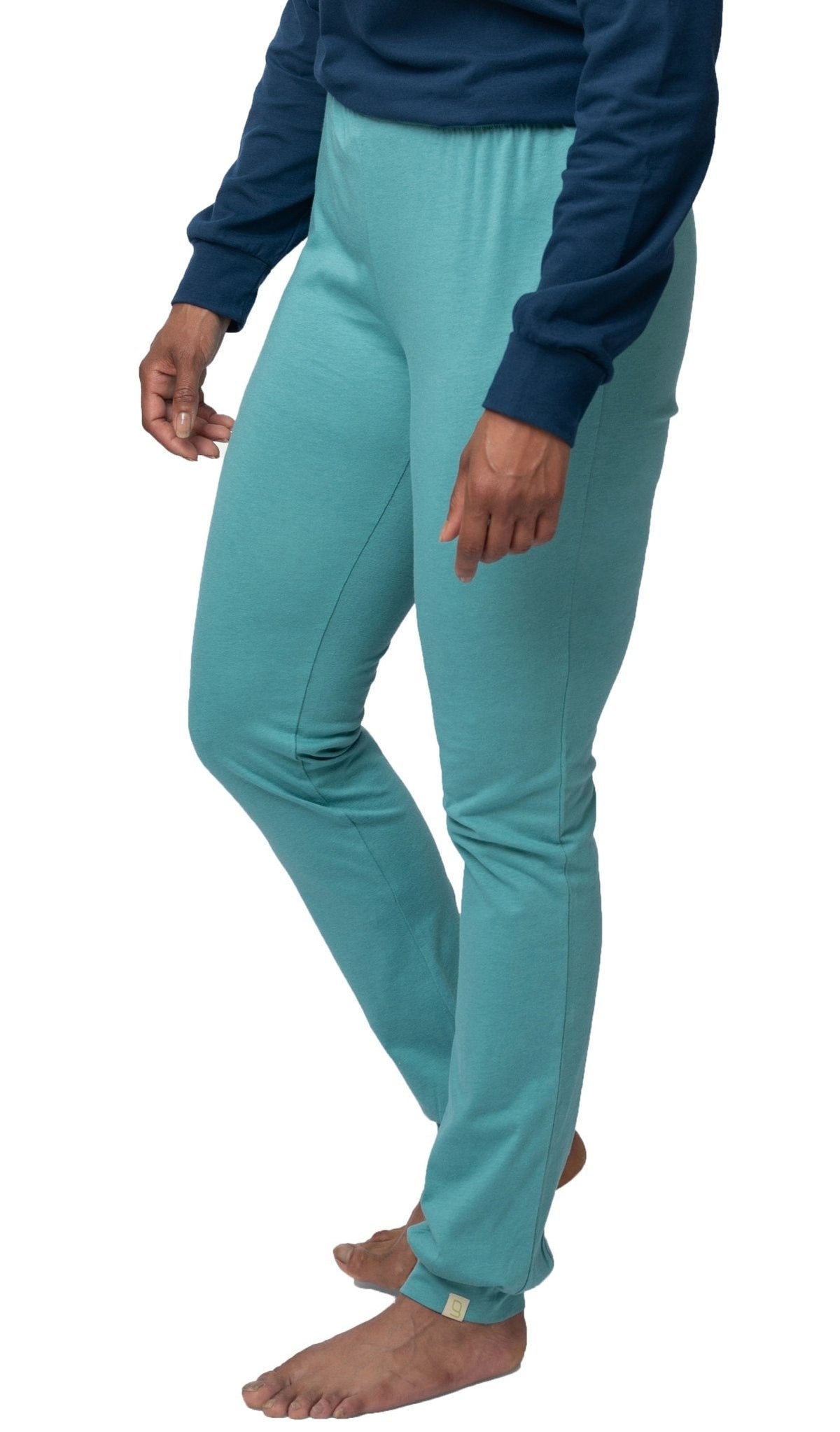 Hose mit Woll - Anteil und Bündchen - loud + proud - G405-top-36