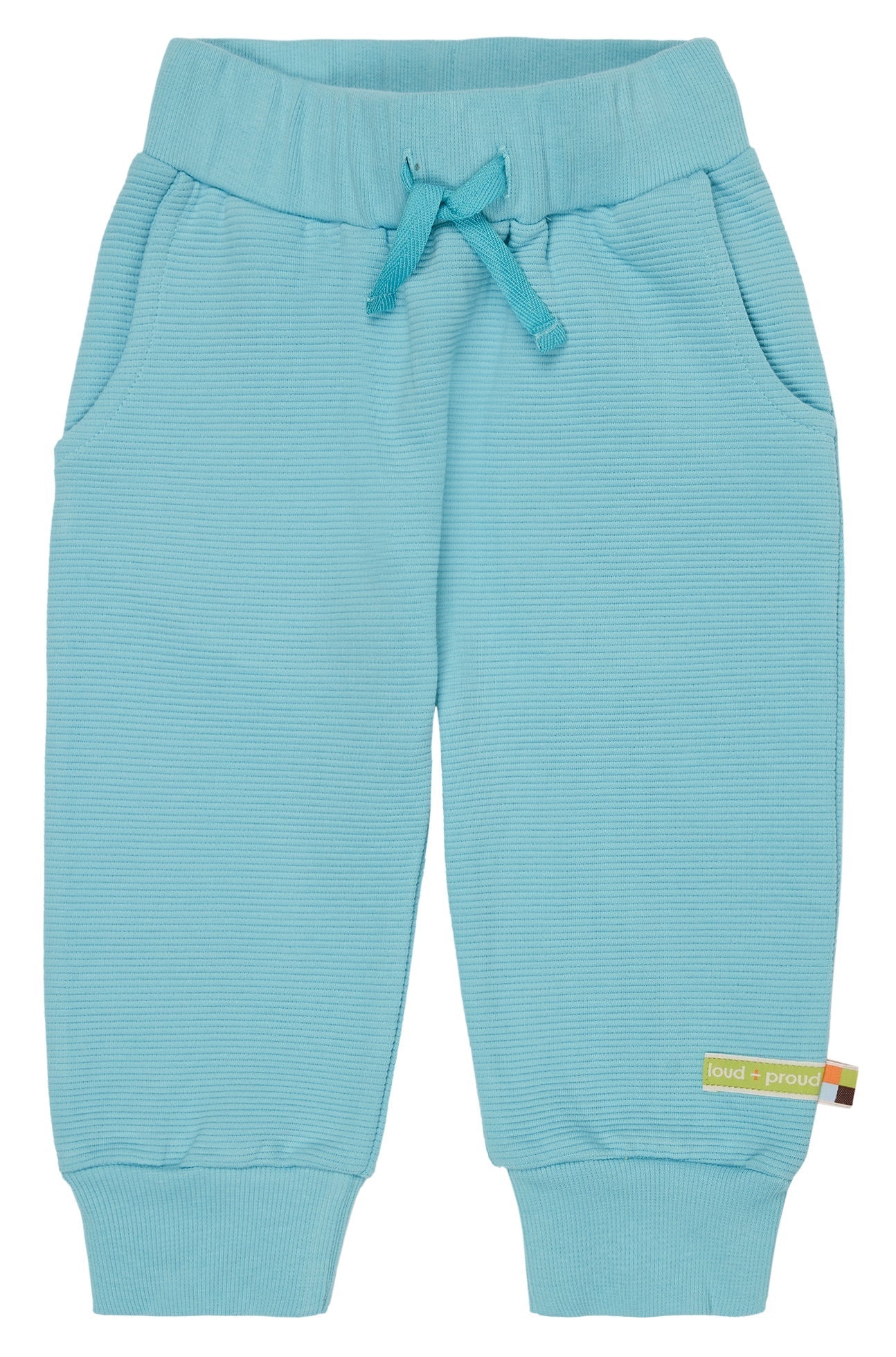 Hose Rippenstruktur - loud + proud - 4170 - cya - 62/68
