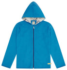 Jacke aus Baumwoll - Fleece - loud + proud - 3147K - azu - 134/140