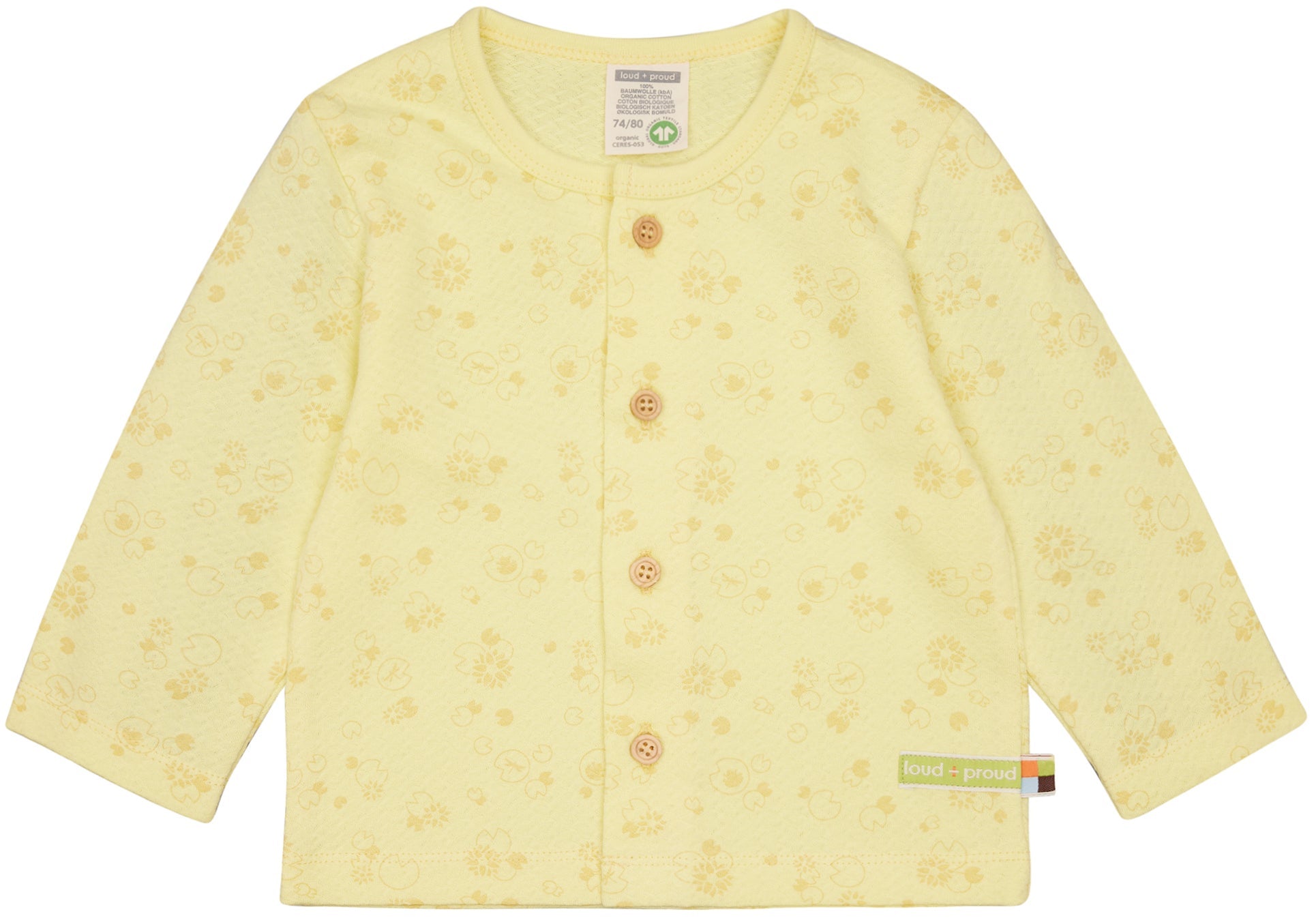 Jacke aus Musseline Jersey mit Druck - loud + proud - 3142 - bl - 62/68