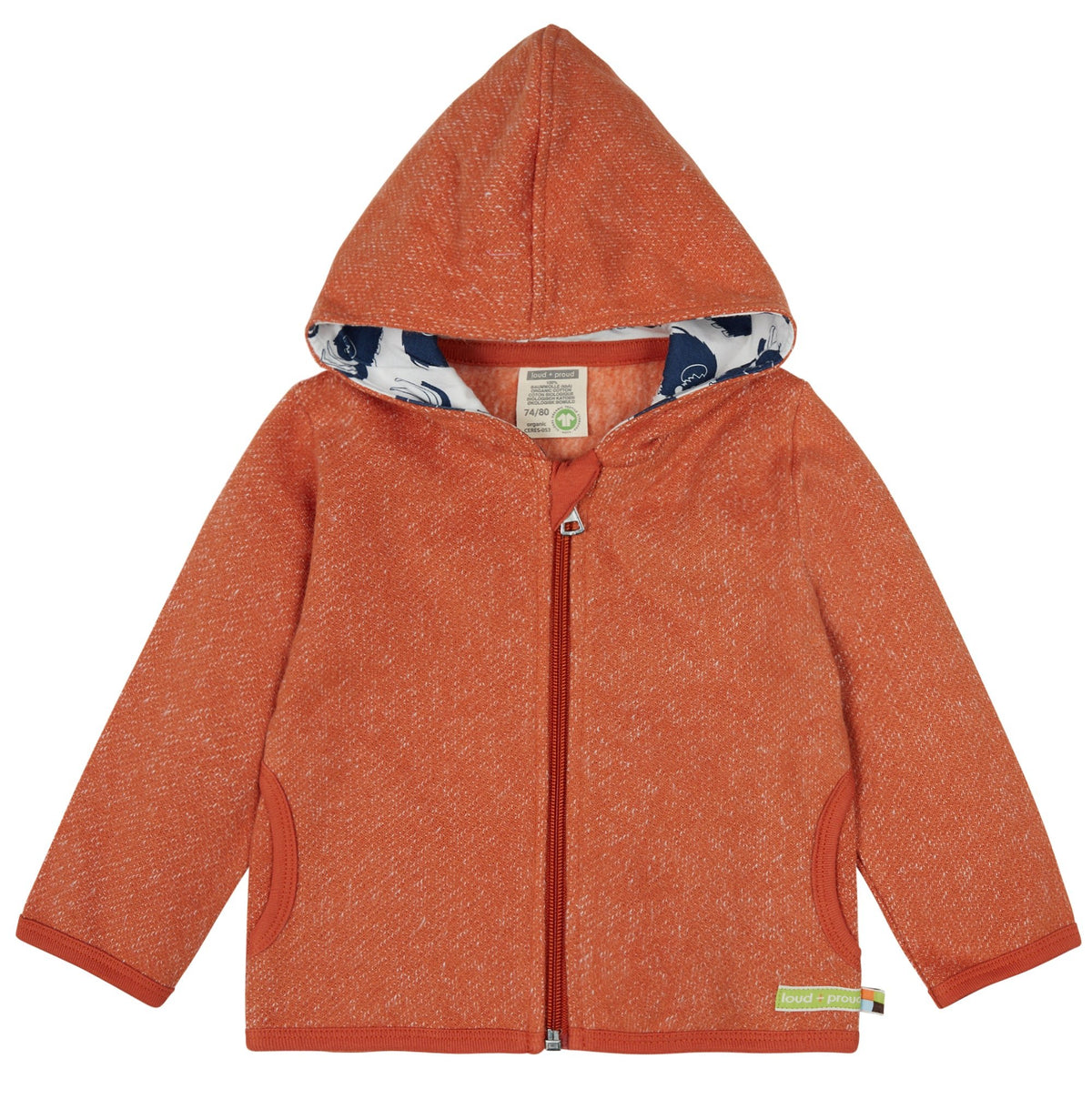 Jacke Melange Strick - loud + proud - 3111-cin-62/68