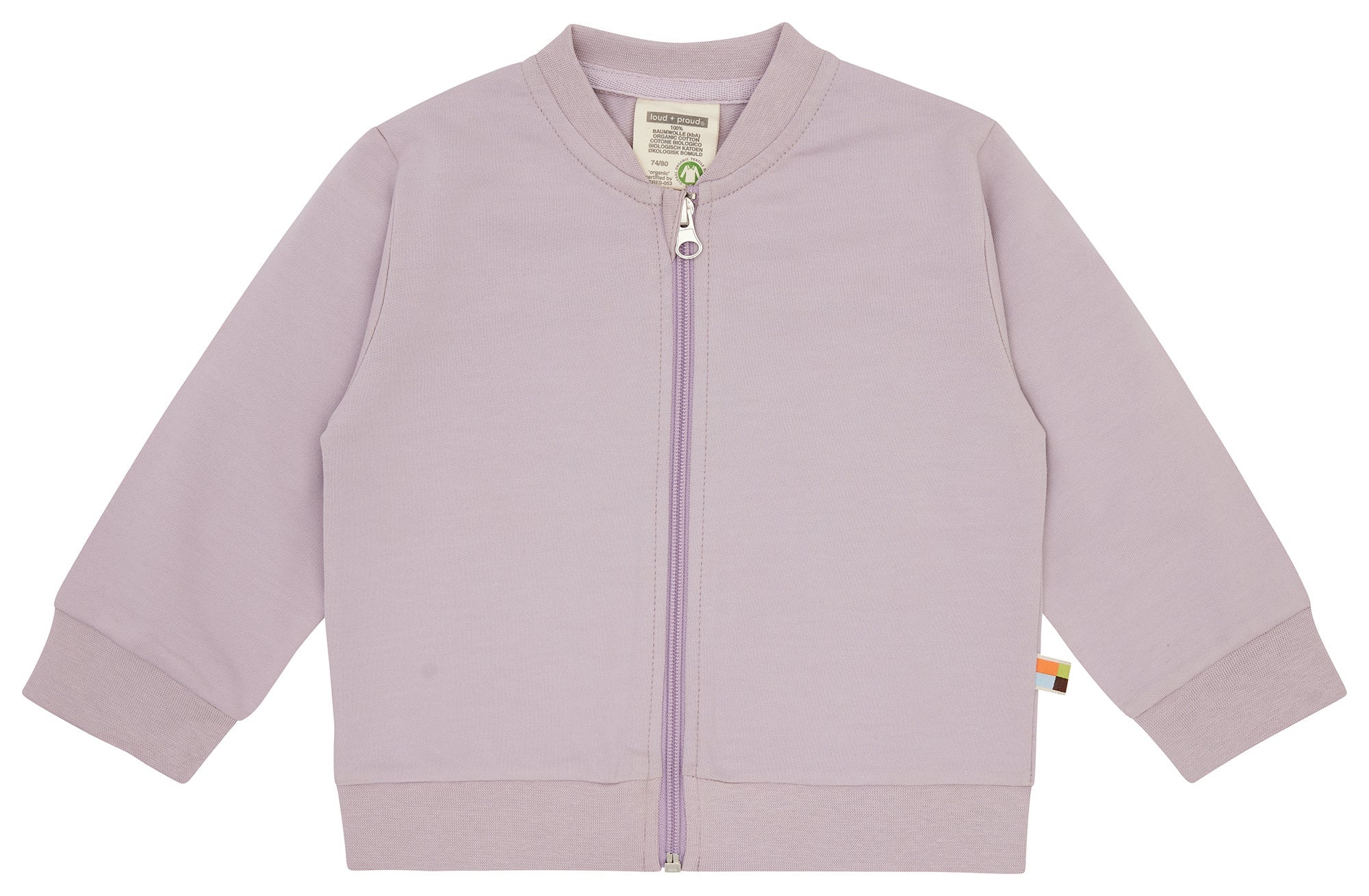 Jacke mit Pflanzenfarben gefärbt - loud + proud - 3161 - lav - 62/68