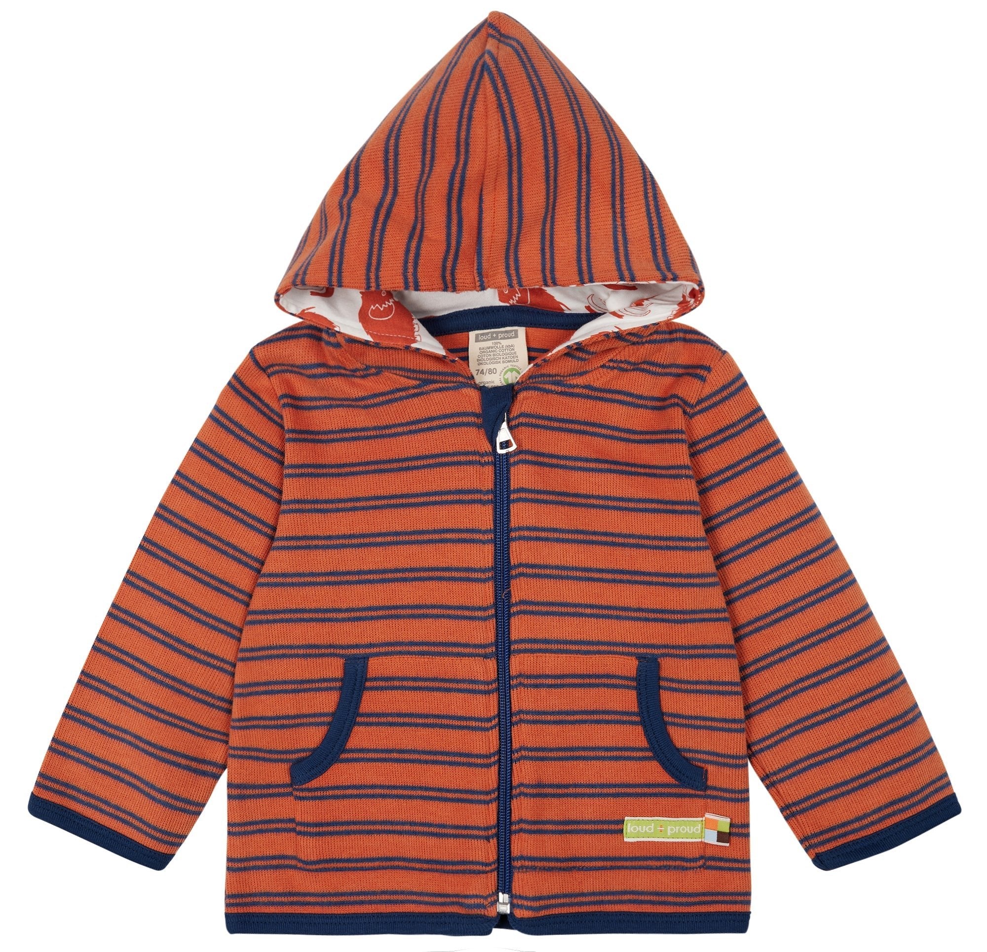  - Jacke Ringel - loud + proud - 3108-Cinnamon-62/68