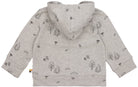 Jacke Strukturstrick mit Druck - loud + proud - 3132 - sil - 62/68