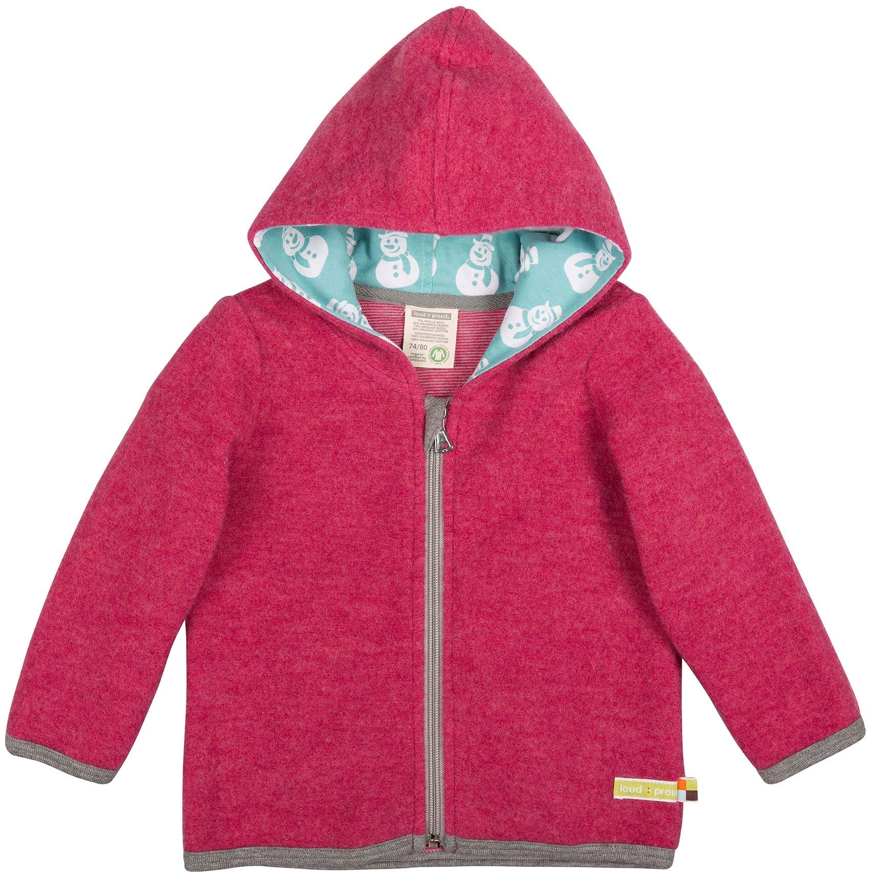  - Jacke Wollfleece - loud + proud - 3033-hib-50/56