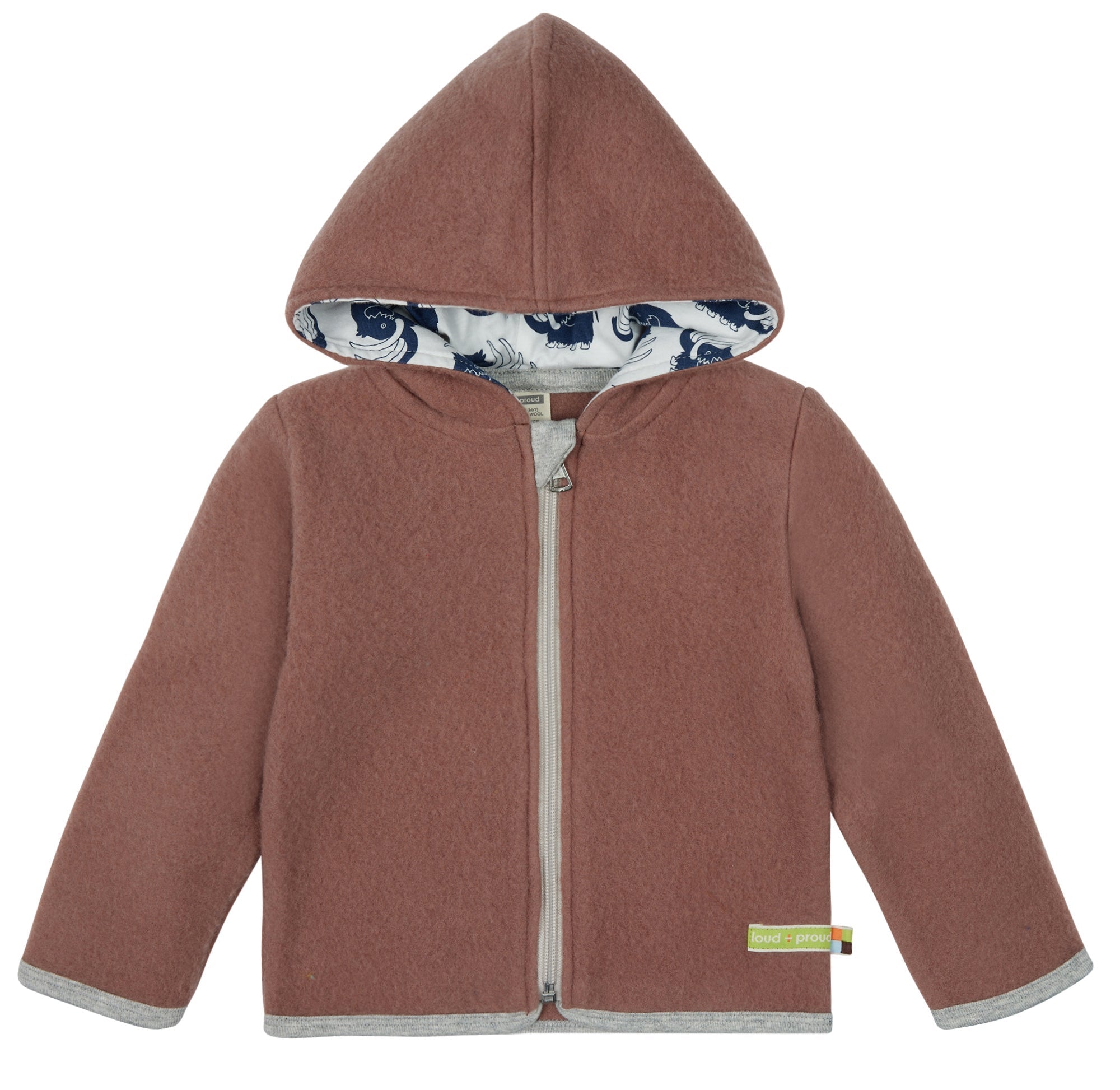 Jacke Wollfleece - loud + proud - 3110 - nou - 50/56