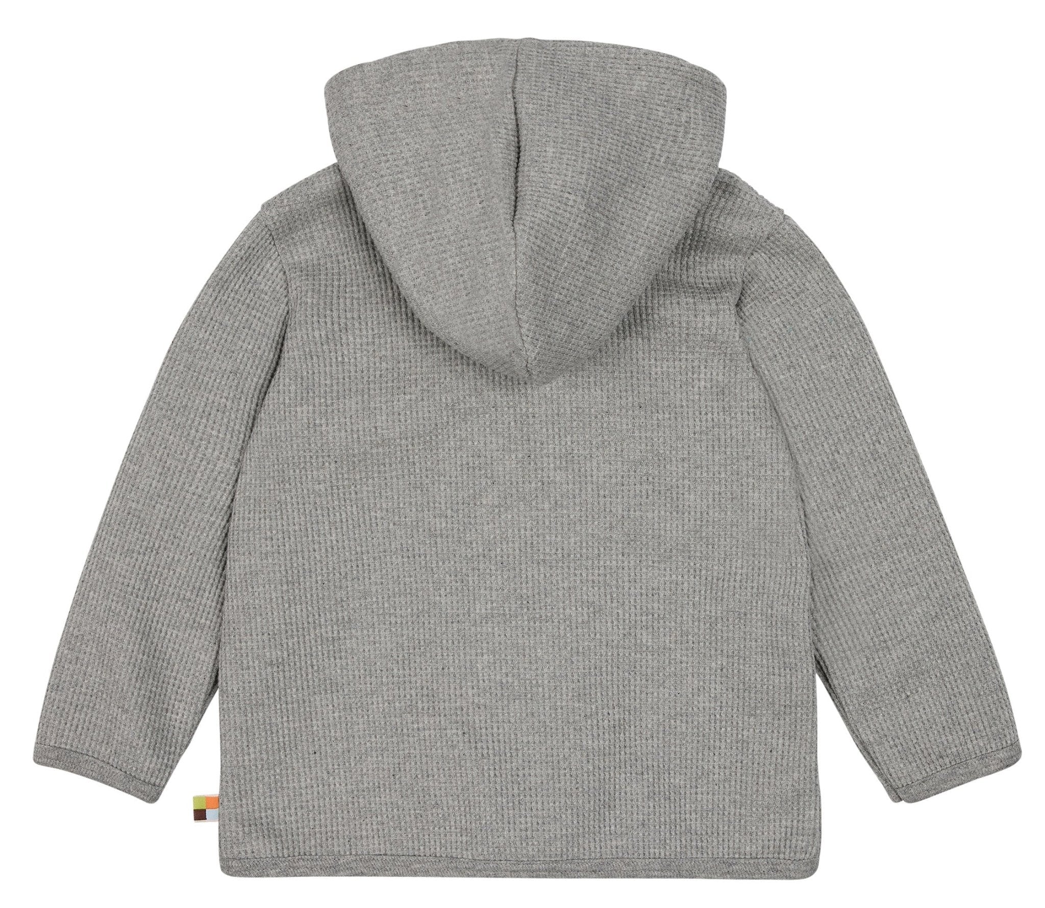 Kapuzenjacke in Waffelstruktur - loud + proud - 3116 - gr - 62/68
