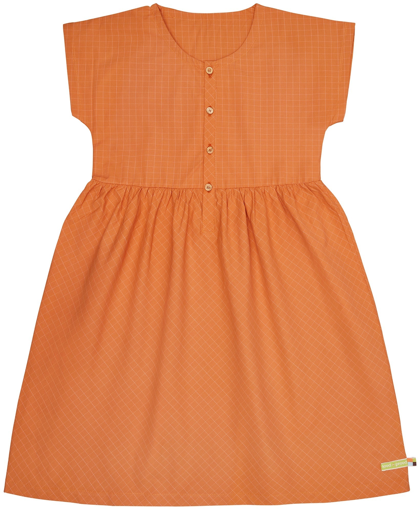 Kleid aus feinem Karo - loud + proud - 6072K - car - 134/140
