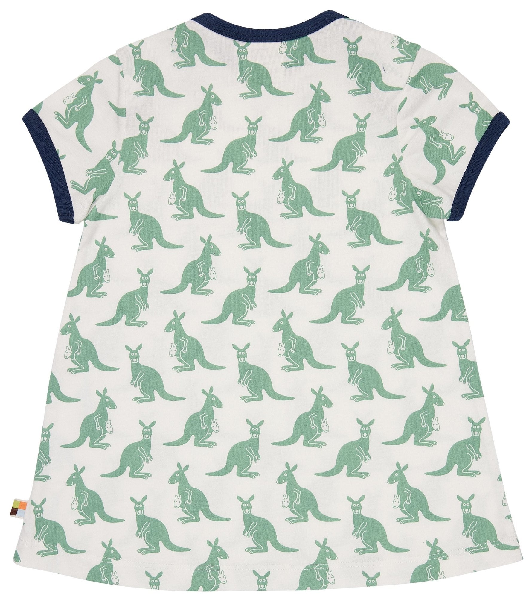  - Kleid Druck - loud + proud - 6054-Bamboo-74/80