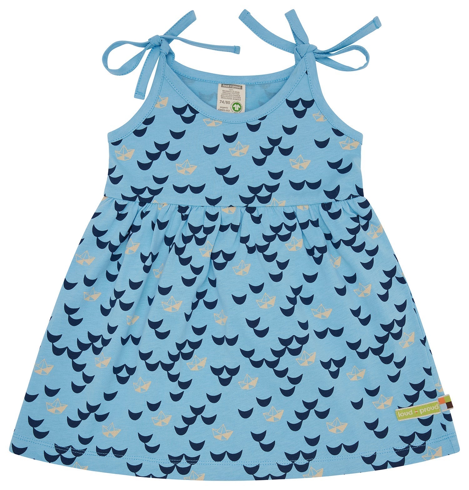 Kleid Druck - loud + proud - 6093 - air - 74/80