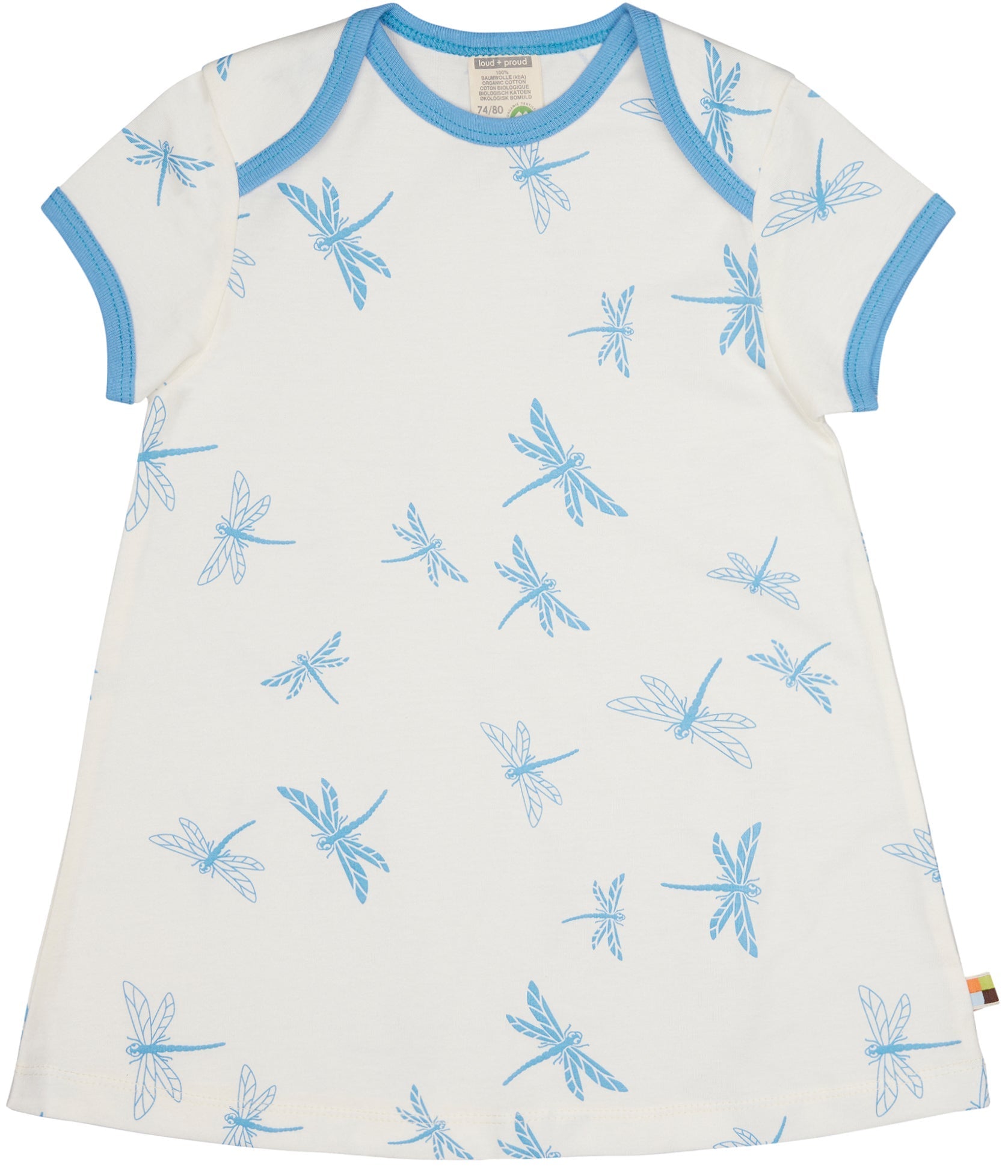 Kleid Druck - loud + proud - 6078 - bas - 74/80