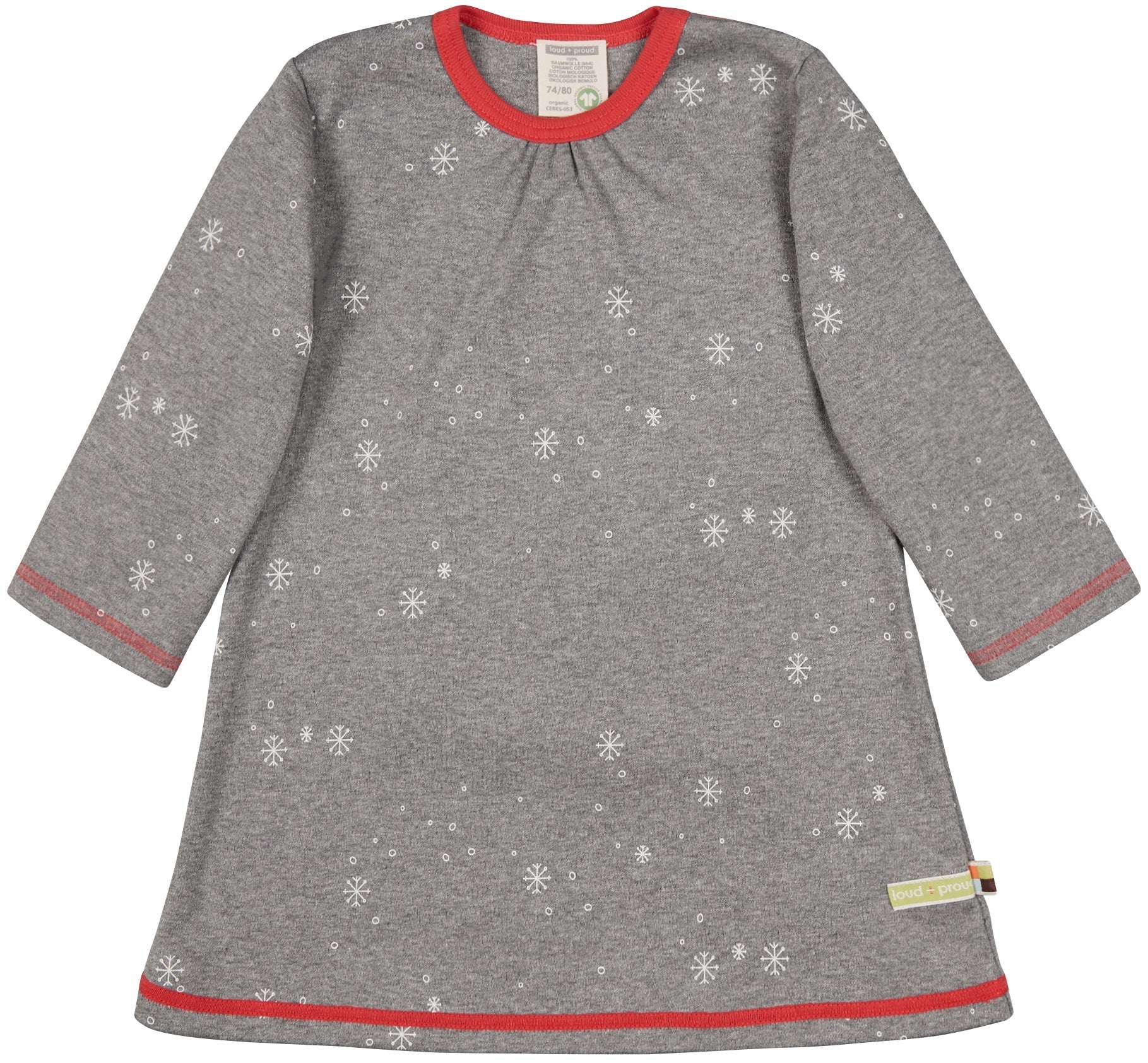  - Kleid Druck - loud + proud - 6033-ste-74/80