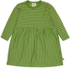 Kleid langarm gestreift mit Rippe - loud + proud - 6073 - grs - 74/80