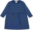 Kleid langarm gestreift mit Rippe - loud + proud - 6073 - ul - 74/80