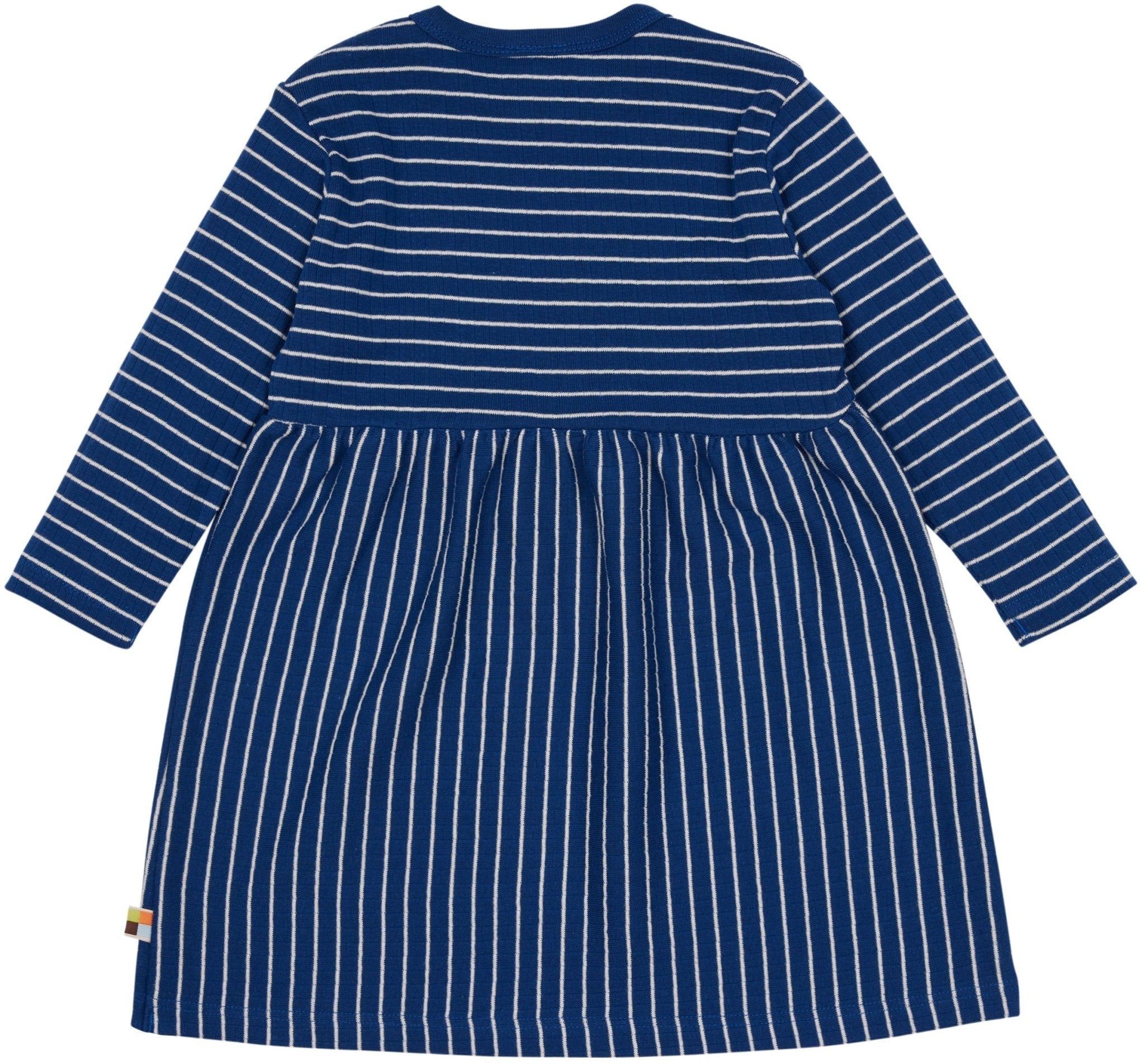 Kleid langarm gestreift mit Rippe - loud + proud - 6073 - ul - 74/80