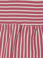  - Kleid langarm gestreift mit Rippe - loud + proud - 6086-rou-74/80
