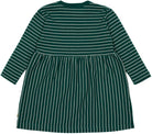 Kleid langarm gestreift mit Rippe - loud + proud - 6073 - bot - 74/80