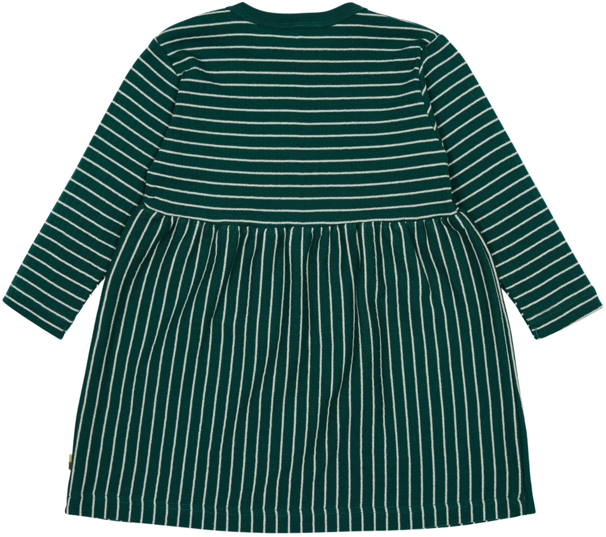 Kleid langarm gestreift mit Rippe - loud + proud - 6073 - bot - 74/80
