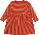 Kleid langarm gestreift mit Rippe - loud + proud - 6073 - ter - 74/80