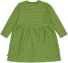 Kleid langarm gestreift mit Rippe - loud + proud - 6073 - grs - 74/80